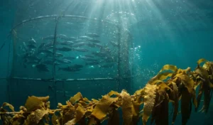 Cómo los desechos del salmón están cultivando super-algas