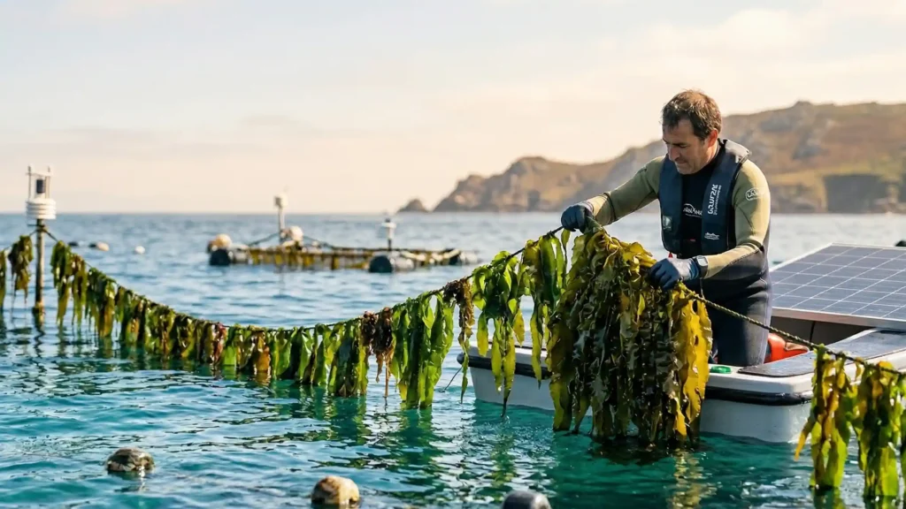 Imagen de cabecera de noticias sobre algas marinas comestibles.