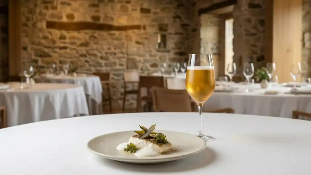 Imagen de cerveza de alga Kombu en Restaurante Ayalga (La colección)