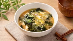 Receta de sopa  de miso